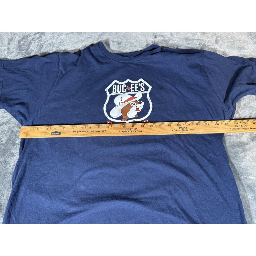 Buc-ee's Shirt Mens 2XL Blue Texas Map All Roads Lead To Buc-ee's Graphic Tee - Picture 4 of 11